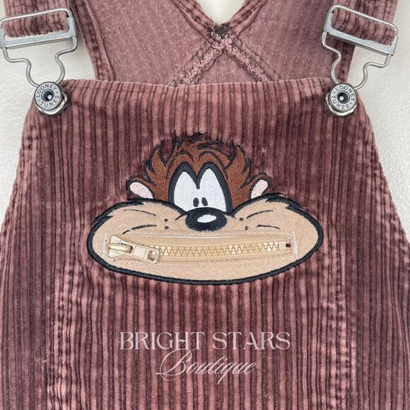 Extremely Rare Vintage Taz Brown Corduroy Overalls ASO Willow Rosenberg BtVS - Picture 6 of 9